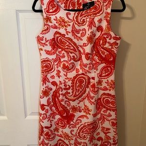 Orange and Red dress